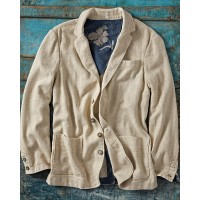 Floral Lining Patch Pocket Jacket