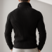 Men's Retro Casual Solid Color Knitted Zipper Sweater Cardigan MTA0131I1TO