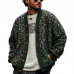 Men's Vintage Leopard Jacquard Colorblock Single Breasted Cardigan 23865460Y Men's Vintage Leopard Jacquard Colorblock Single Breasted Cardigan 23865460Y