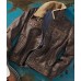 Casual Leather Bomber Jacket