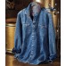 Casual Indigo Shirt Jacket